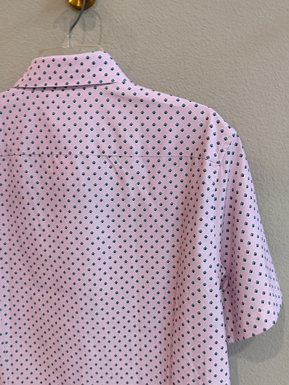 Mizzen+Main Leeward Pink Performance Button Front Shirt Byron Nelson Large - Picture 4 of 7